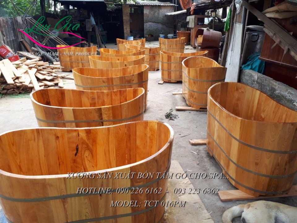 Bồn tắm gỗ, thùng tắm gỗ