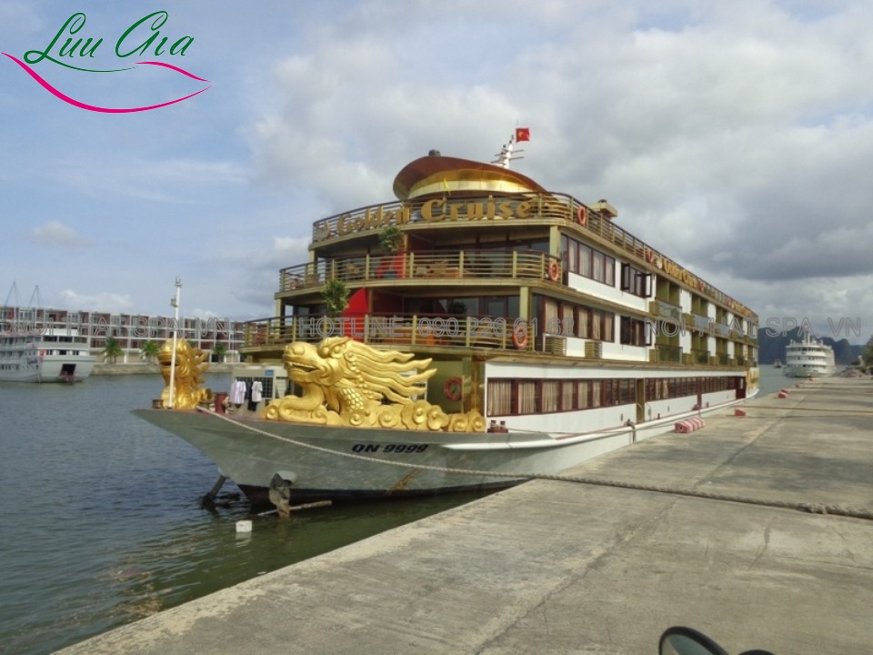 Giường massage tại Spa Tàu Gloden Cruise - Quảng Ninh
