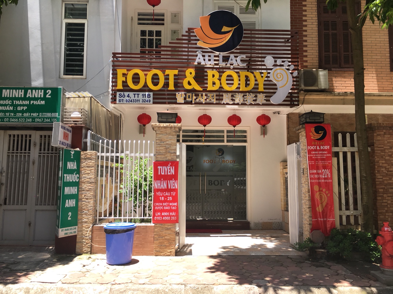 sản phẩm ghế massage chân, giường massage, bồn tắm gỗ, chậu ngâm chân tại ÂU LẠC Foot Massage Hà Đông.