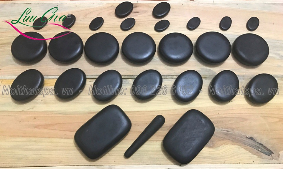 Đá Nóng Massage Bộ 29 Viên