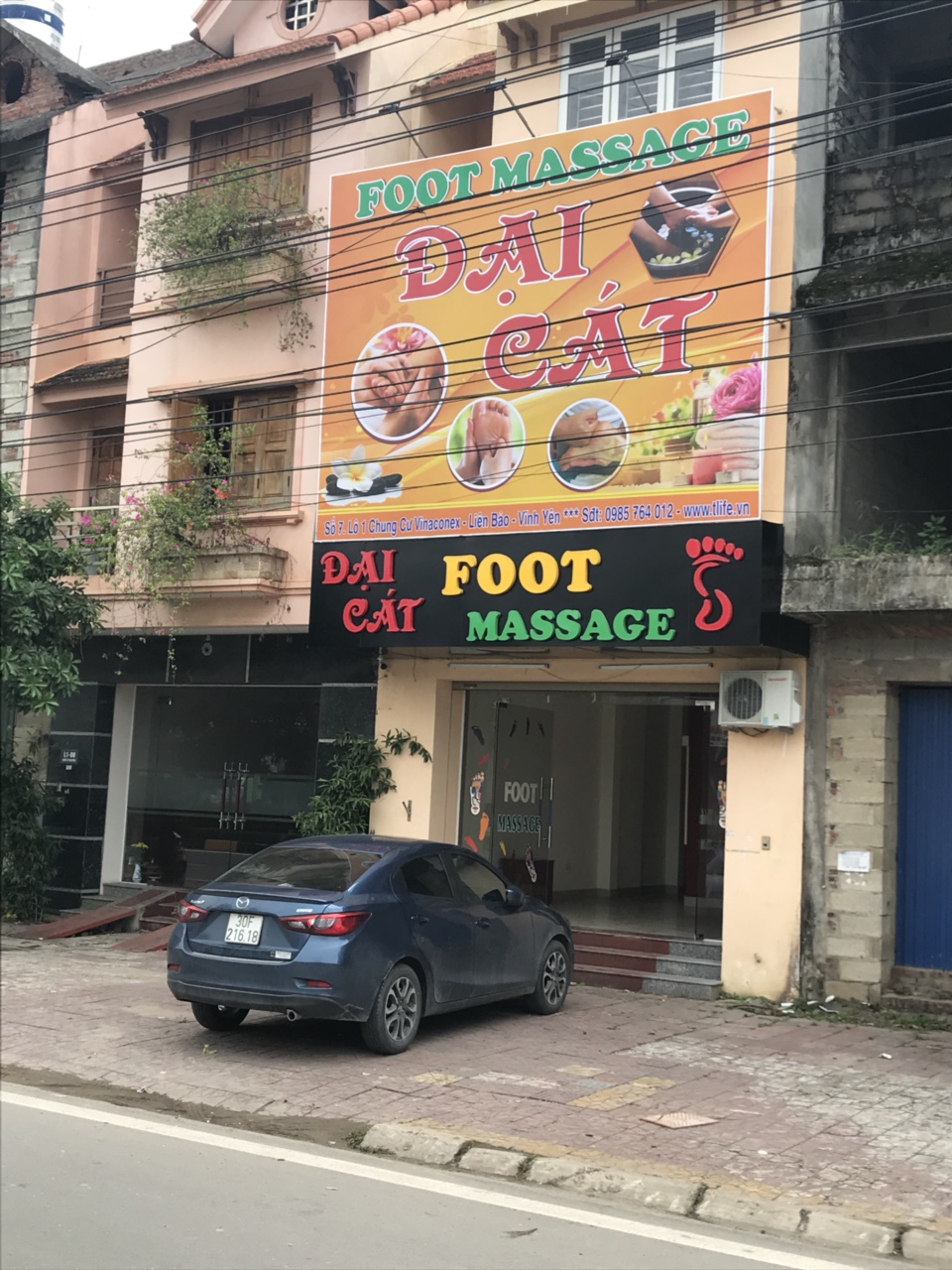 ghế massage chân tại cơ sở massage Đại Cát - Vĩnh Yên - Vĩnh Phúc.