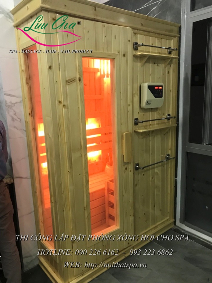 Phòng Xông Hơi Đá Muối tại Spa Nguyệt Quế Long Biên.