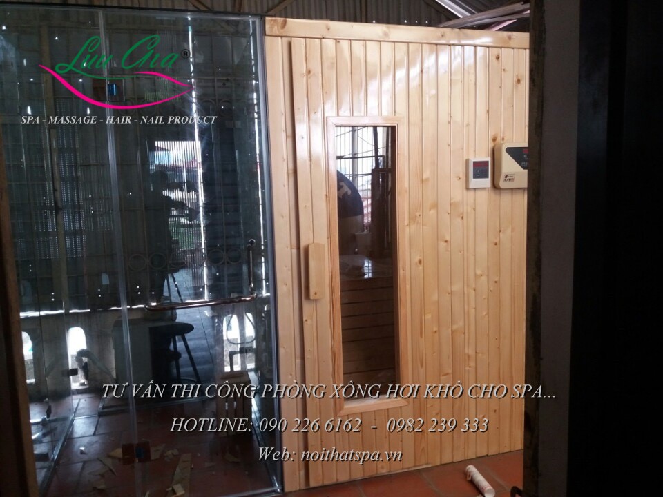 thiết kế phòng xông